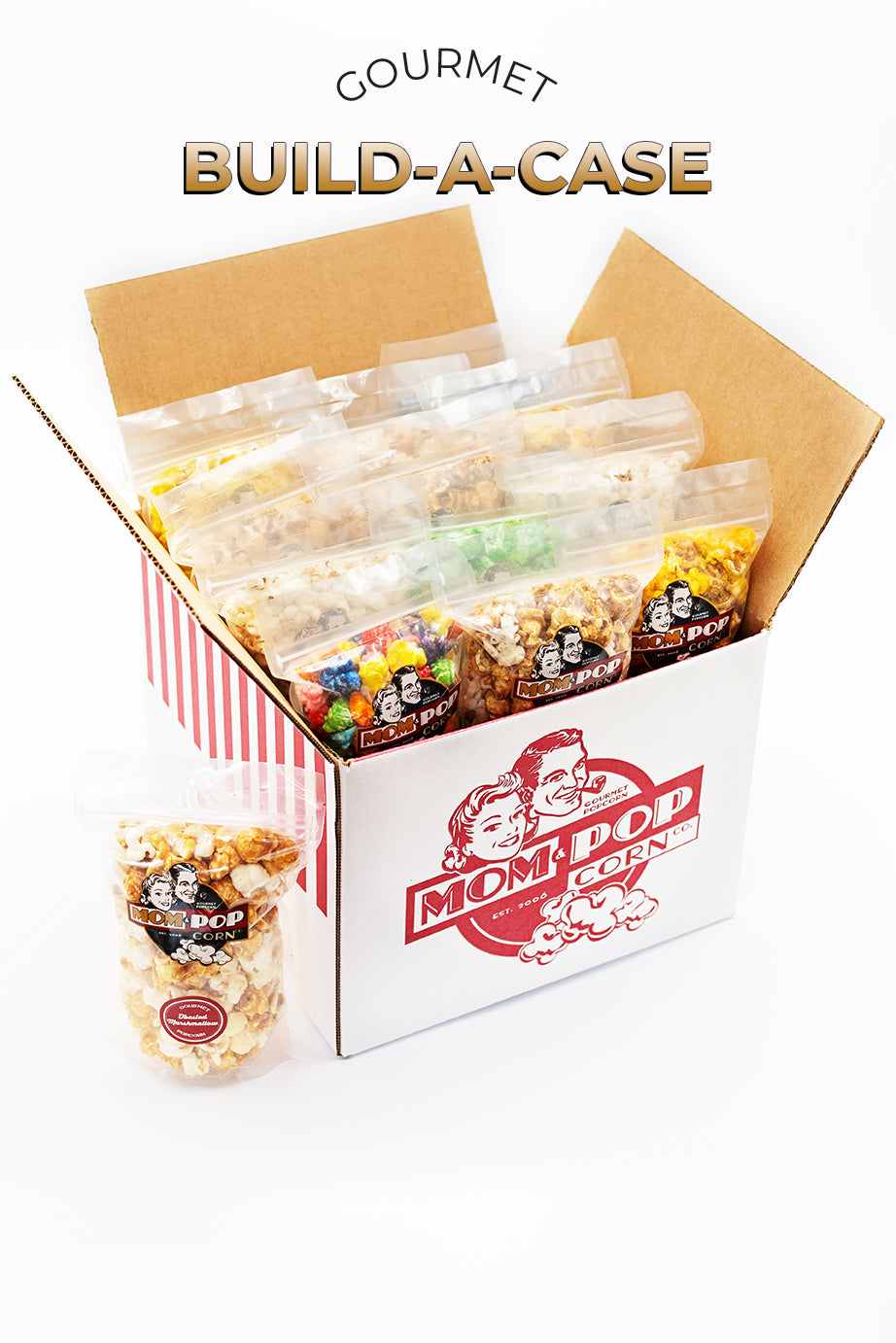 Build a Case: 12 x Snack Bags – Mom and Popcorn